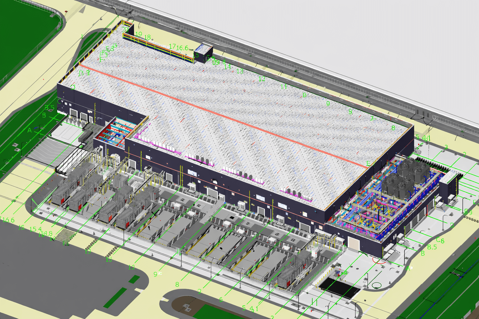 Integrated BIM Coordination for Data Center Facility in Cikarang